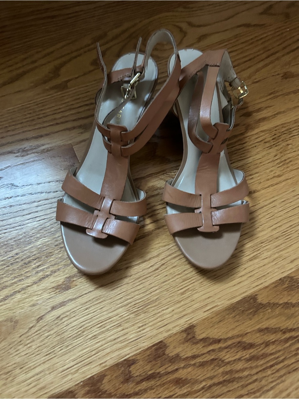 Franco Sarto Wedge Leather Sandals